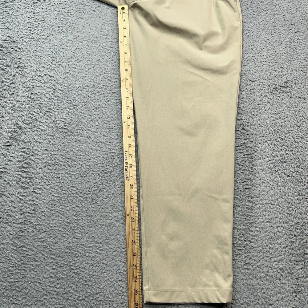 Lululemon ABC Classic Fit 5-Pocket Pants Mens 38x30 Khaki Warpstreme Athleisure
